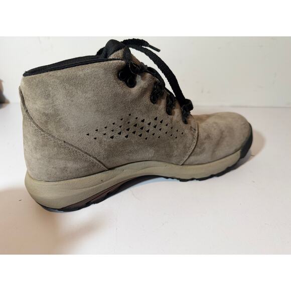 Danner Inquire Mid Boots Women’s 9M Gray Suede Vibram Waterproof Hiking 64507